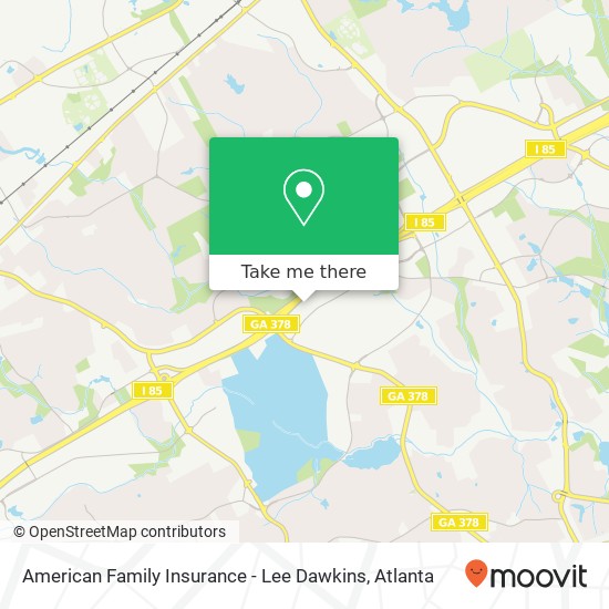 American Family Insurance - Lee Dawkins map