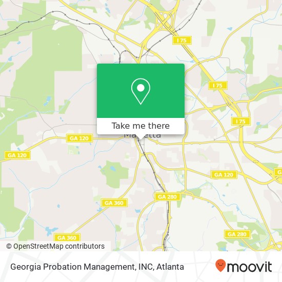 Mapa de Georgia Probation Management, INC