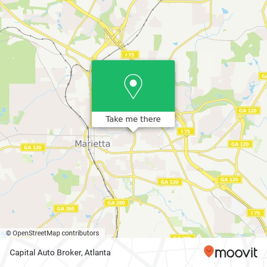 Capital Auto Broker map