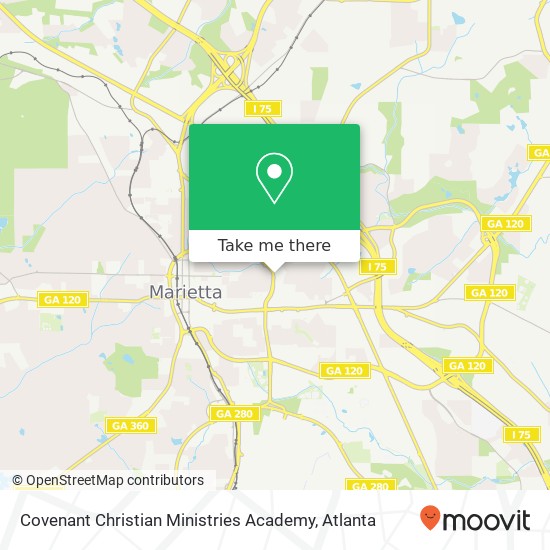 Mapa de Covenant Christian Ministries Academy