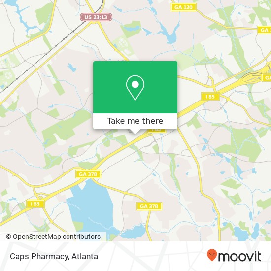 Caps Pharmacy map