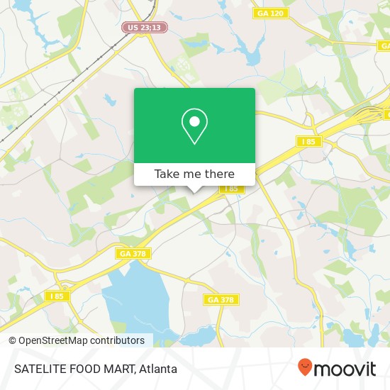 Mapa de SATELITE FOOD MART