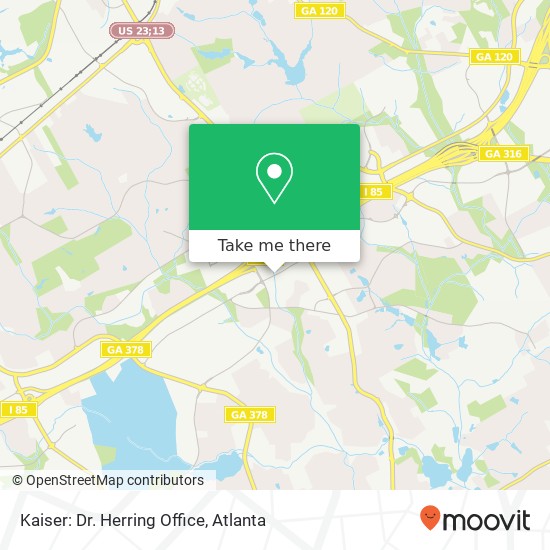 Mapa de Kaiser: Dr. Herring Office