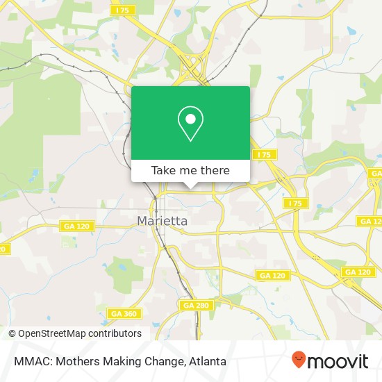 Mapa de MMAC: Mothers Making Change