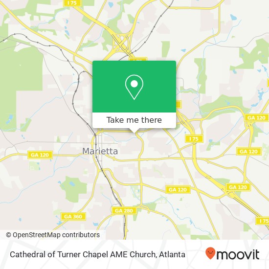 Cathedral of Turner Chapel AME Church map