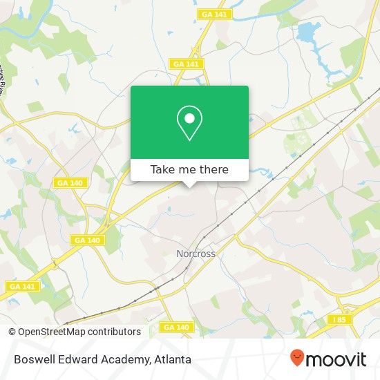 Mapa de Boswell Edward Academy