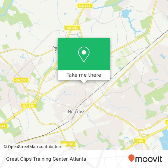 Great Clips Training Center map