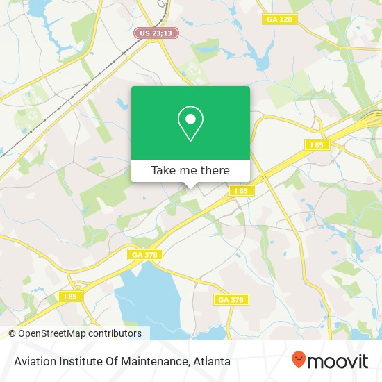 Aviation Institute Of Maintenance map