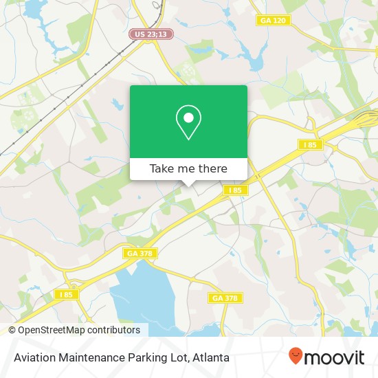 Mapa de Aviation Maintenance Parking Lot