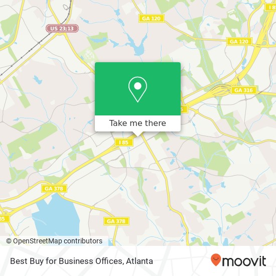 Best Buy for Business Offices map