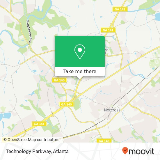 Technology Parkway map