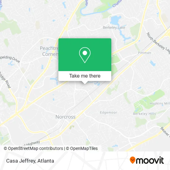 Casa Jeffrey map