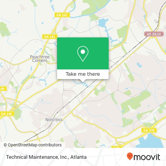 Technical Maintenance, Inc. map