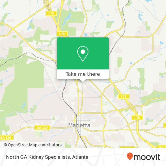 North GA Kidney Specialists map