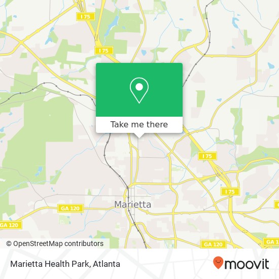 Marietta Health Park map