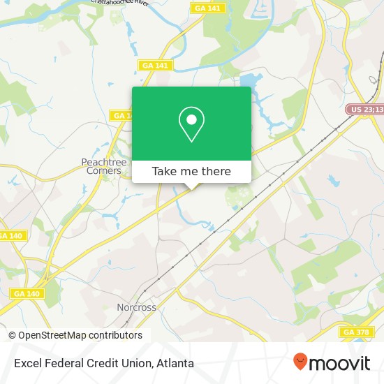 Excel Federal Credit Union map