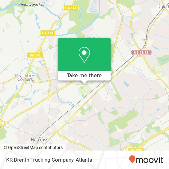 KR Drenth Trucking Company map