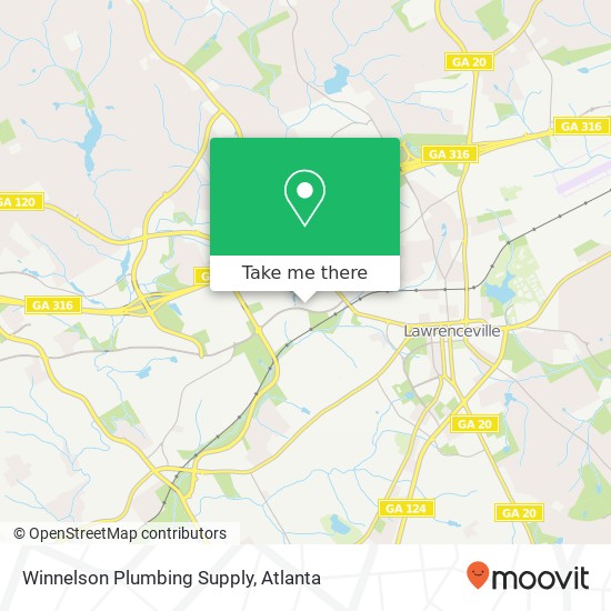 Winnelson Plumbing Supply map