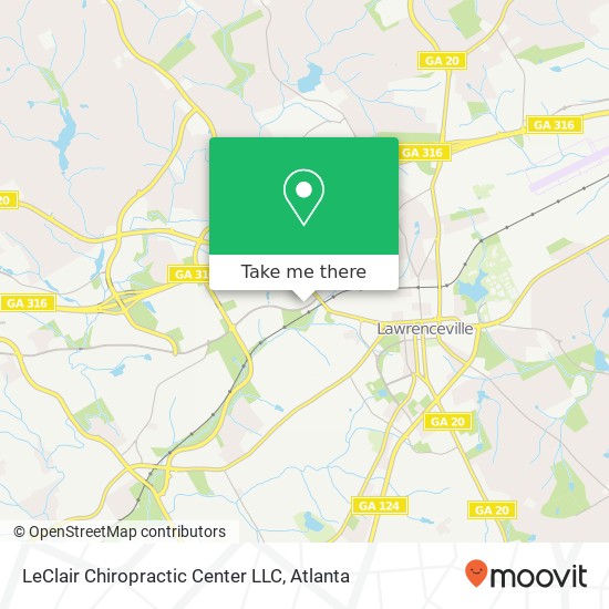 LeClair Chiropractic Center LLC map