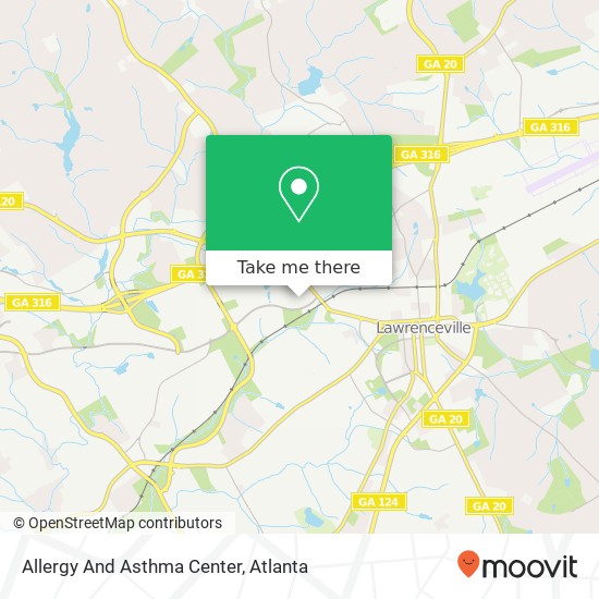 Allergy And Asthma Center map