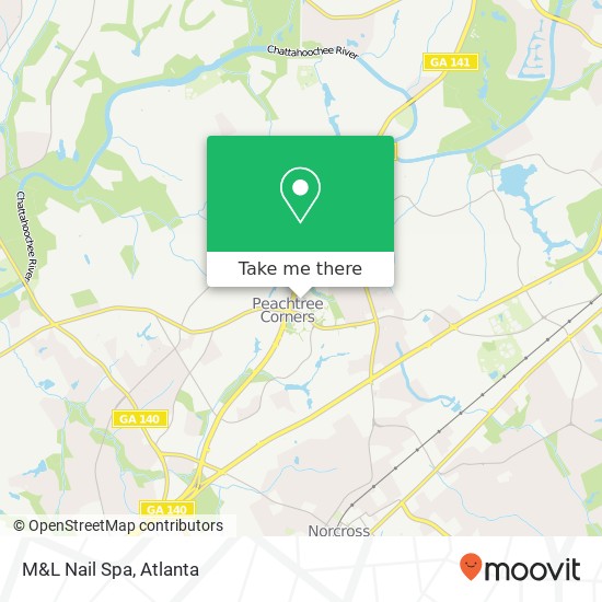 Mapa de M&L Nail Spa