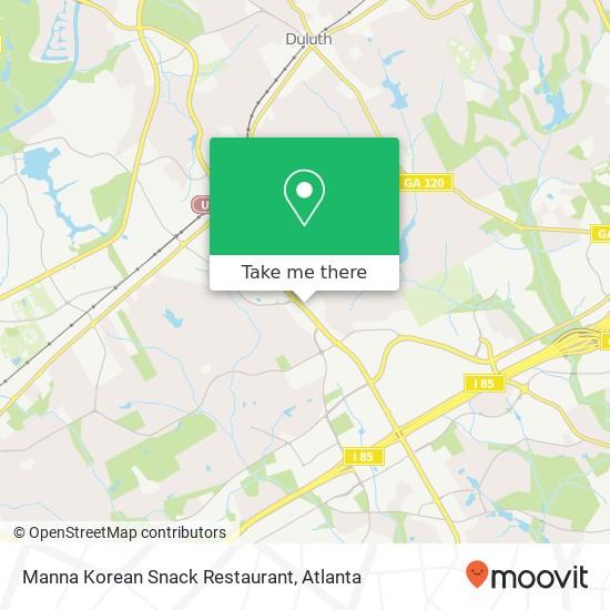 Manna Korean Snack Restaurant map