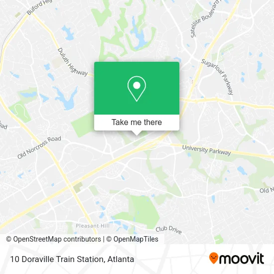 Mapa de 10 Doraville Train Station