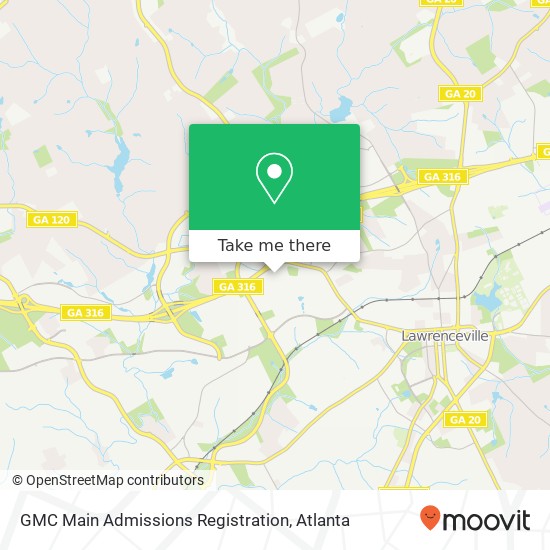 Mapa de GMC Main Admissions Registration