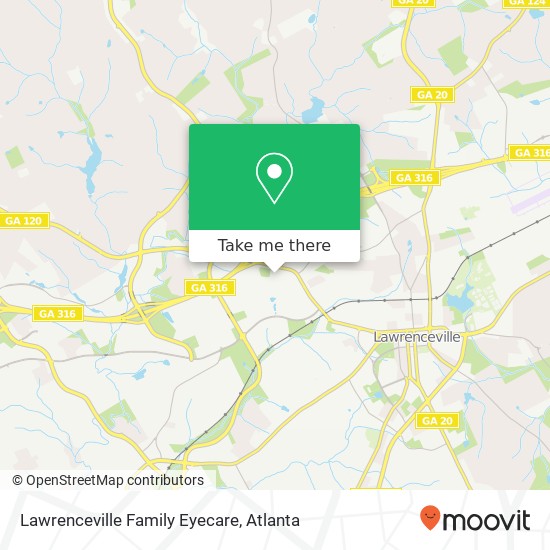 Mapa de Lawrenceville Family Eyecare