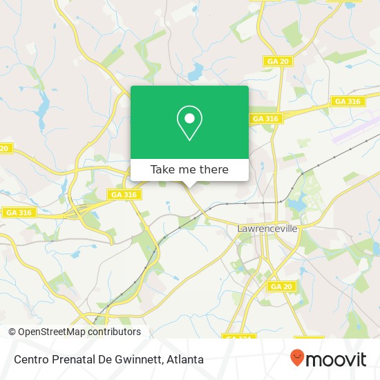 Centro Prenatal De Gwinnett map