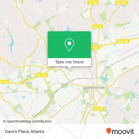 Mapa de Dave's Place