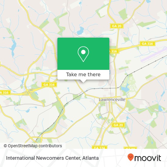 Mapa de International Newcomers Center