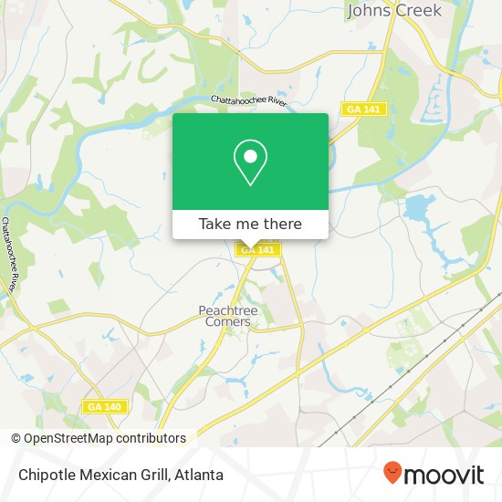 Chipotle Mexican Grill map