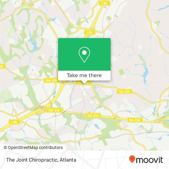 The Joint Chiropractic map