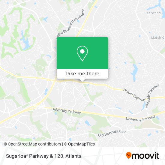 Sugarloaf Parkway & 120 map