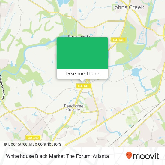 White house Black Market The Forum map