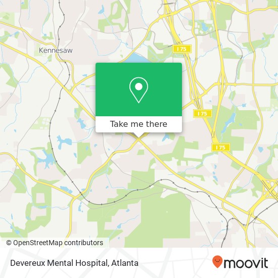 Devereux Mental Hospital map