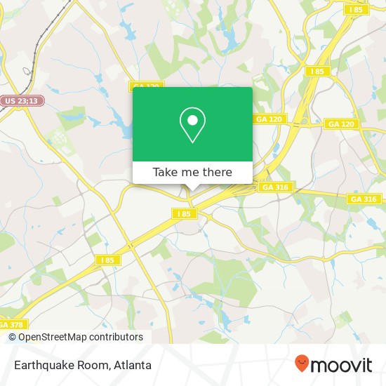 Earthquake Room map