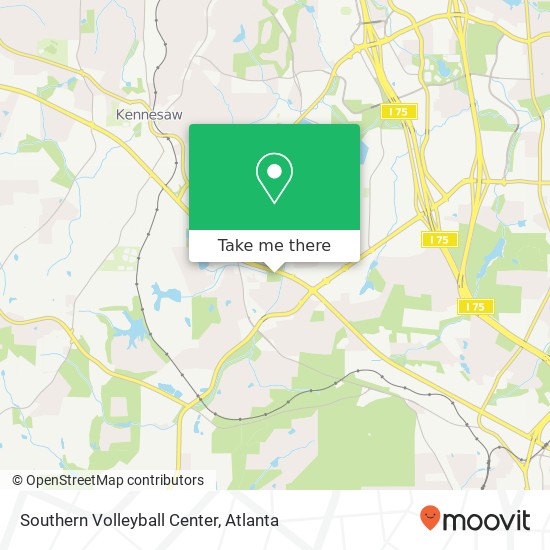 Southern Volleyball Center map