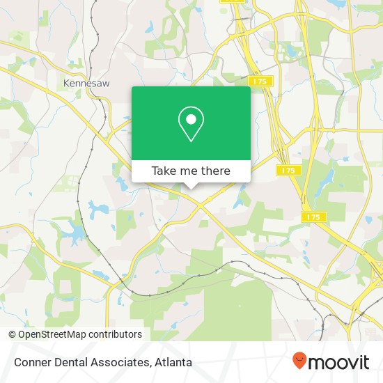 Mapa de Conner Dental Associates