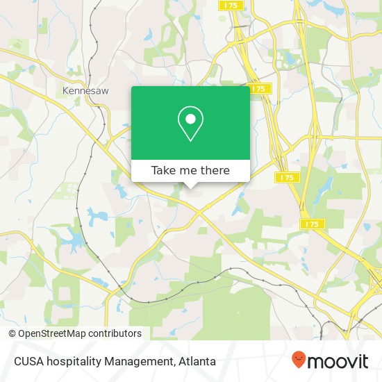 CUSA hospitality Management map