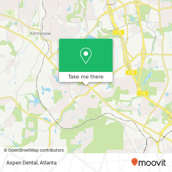 Mapa de Aspen Dental