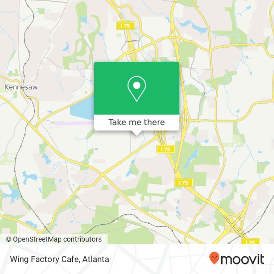 Mapa de Wing Factory Cafe
