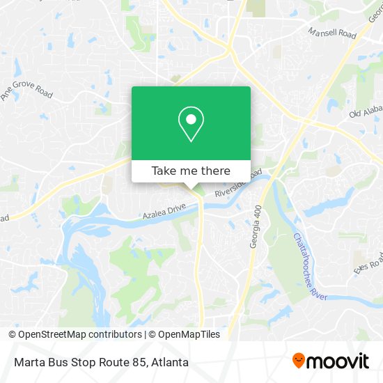 Mapa de Marta Bus Stop Route 85