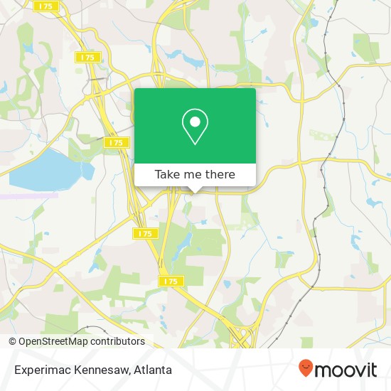 Mapa de Experimac Kennesaw