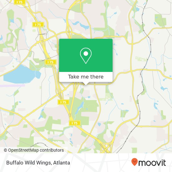 Buffalo Wild Wings map