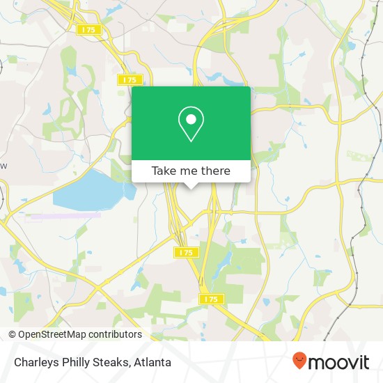 Mapa de Charleys Philly Steaks