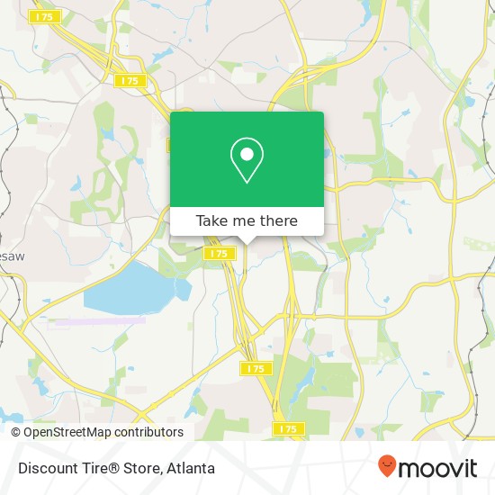 Mapa de Discount Tire® Store