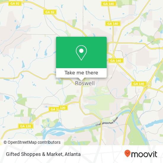 Gifted Shoppes & Market map