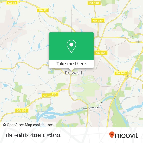 Mapa de The Real Fix Pizzeria
